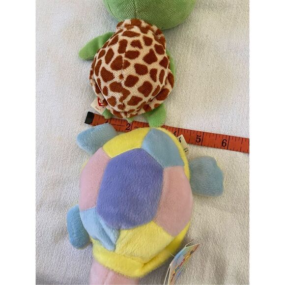 Lot of 3 Plush Turtles Stuffed Animal Sand Kids Zippy Toys Sea Life Ocean - Picture 13 of 15